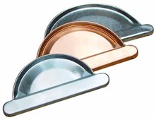 Klempířský prvek - Čelo žlabu 330mm měď